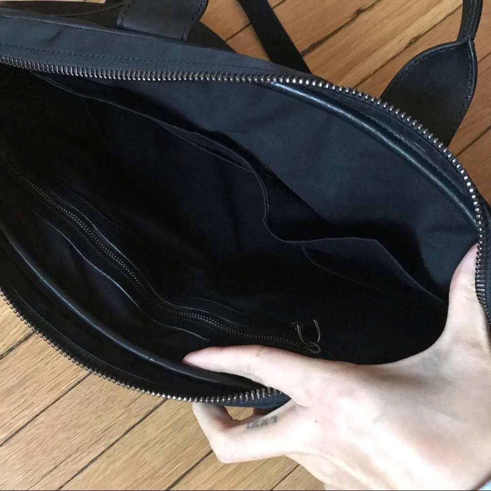 TOD’S Soft Leather Trim Work Bag